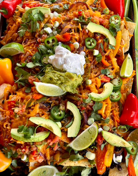 Loaded Chicken & Black Bean Nachos - Just In Time for the Super Bowl ...