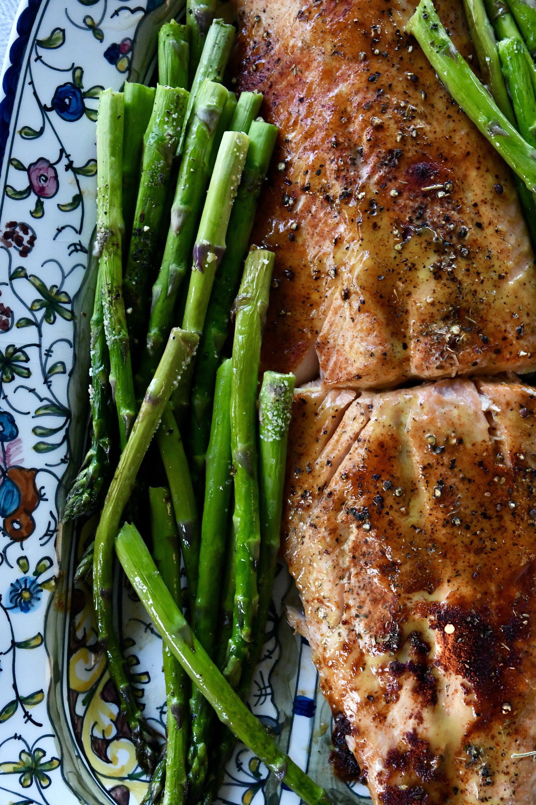 Easy Maple Dijon Salmon — Crazy Blonde Life