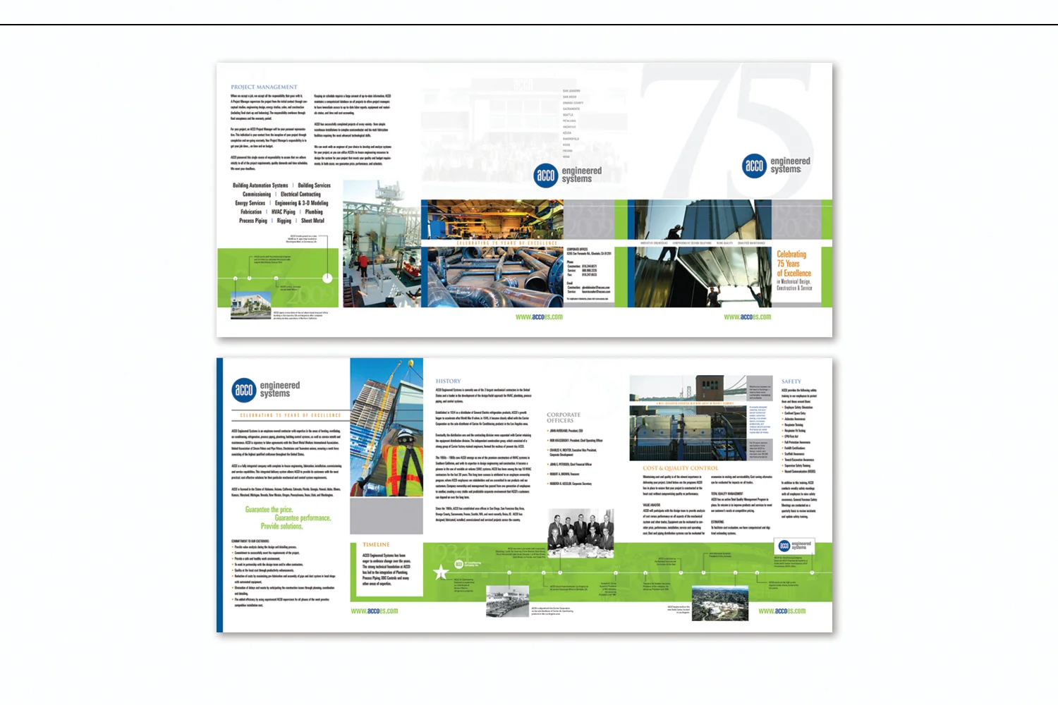 75th Anniversary Capabilities Brochure, ACCO Engineered Systems
