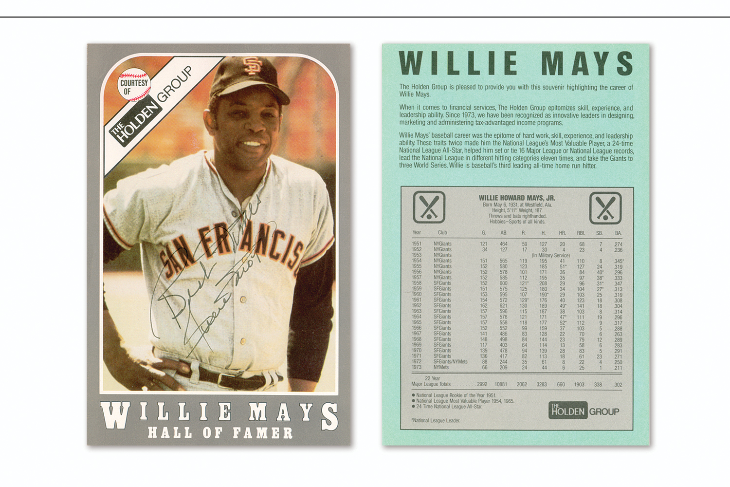   Promotional Baseball Card,   Trade show handout  