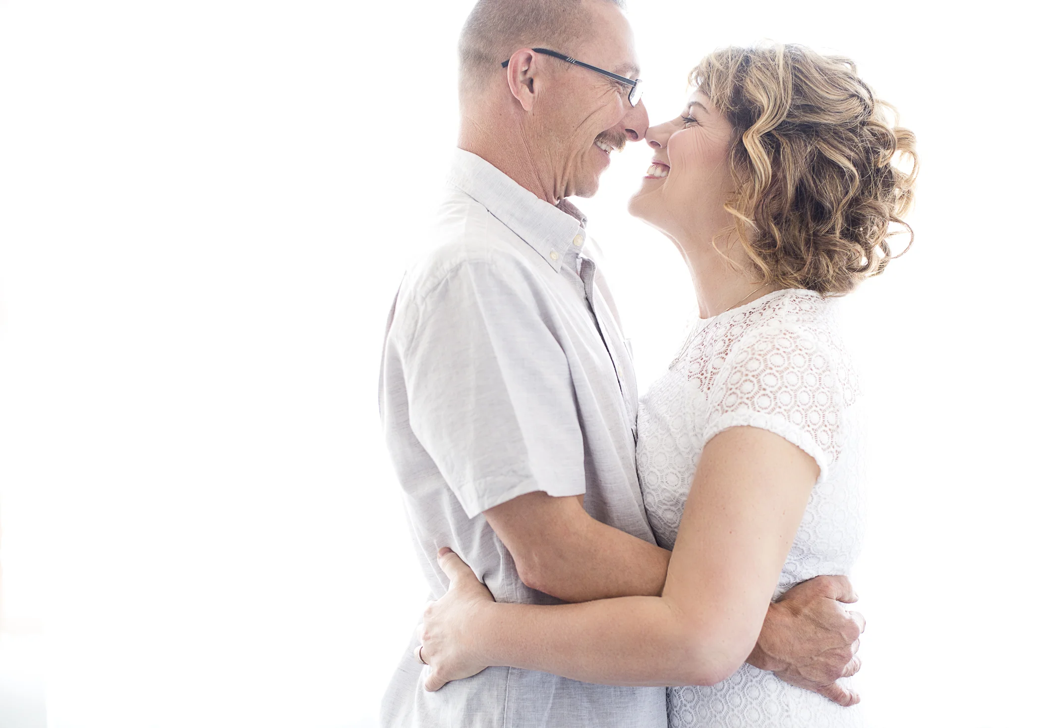 From May- The Martin's who enjoyed untraditional wedding portraits in the studio!