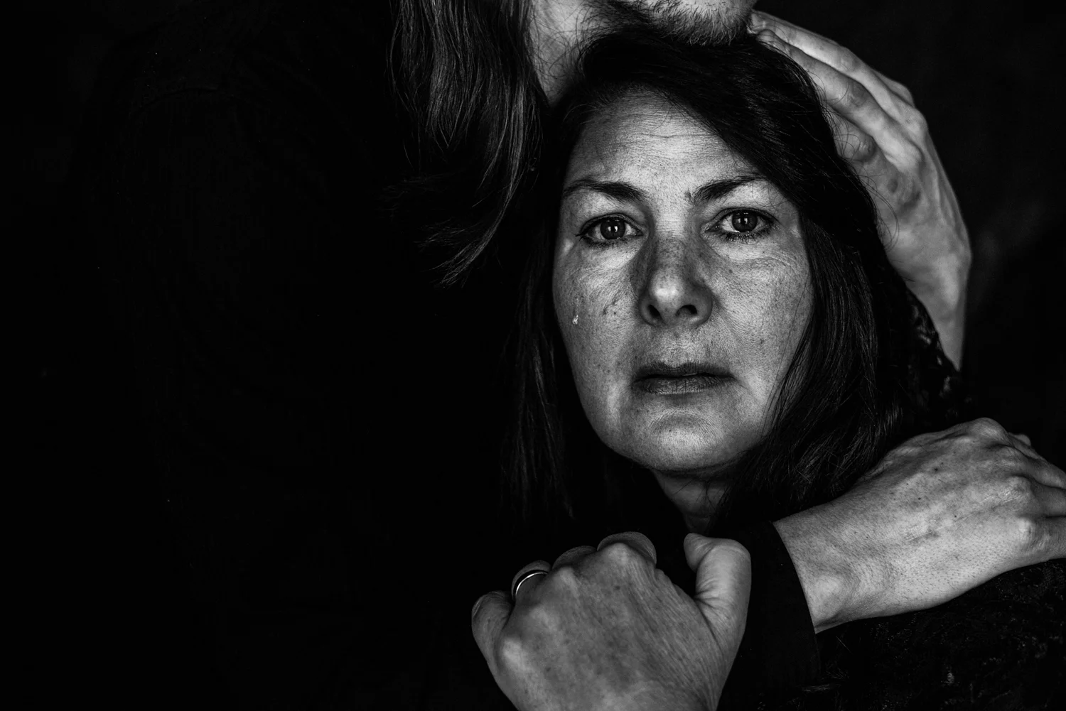 The moment before Mary let go. 