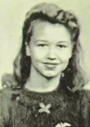 My grandmother “Micky” as a sophomore in high school.