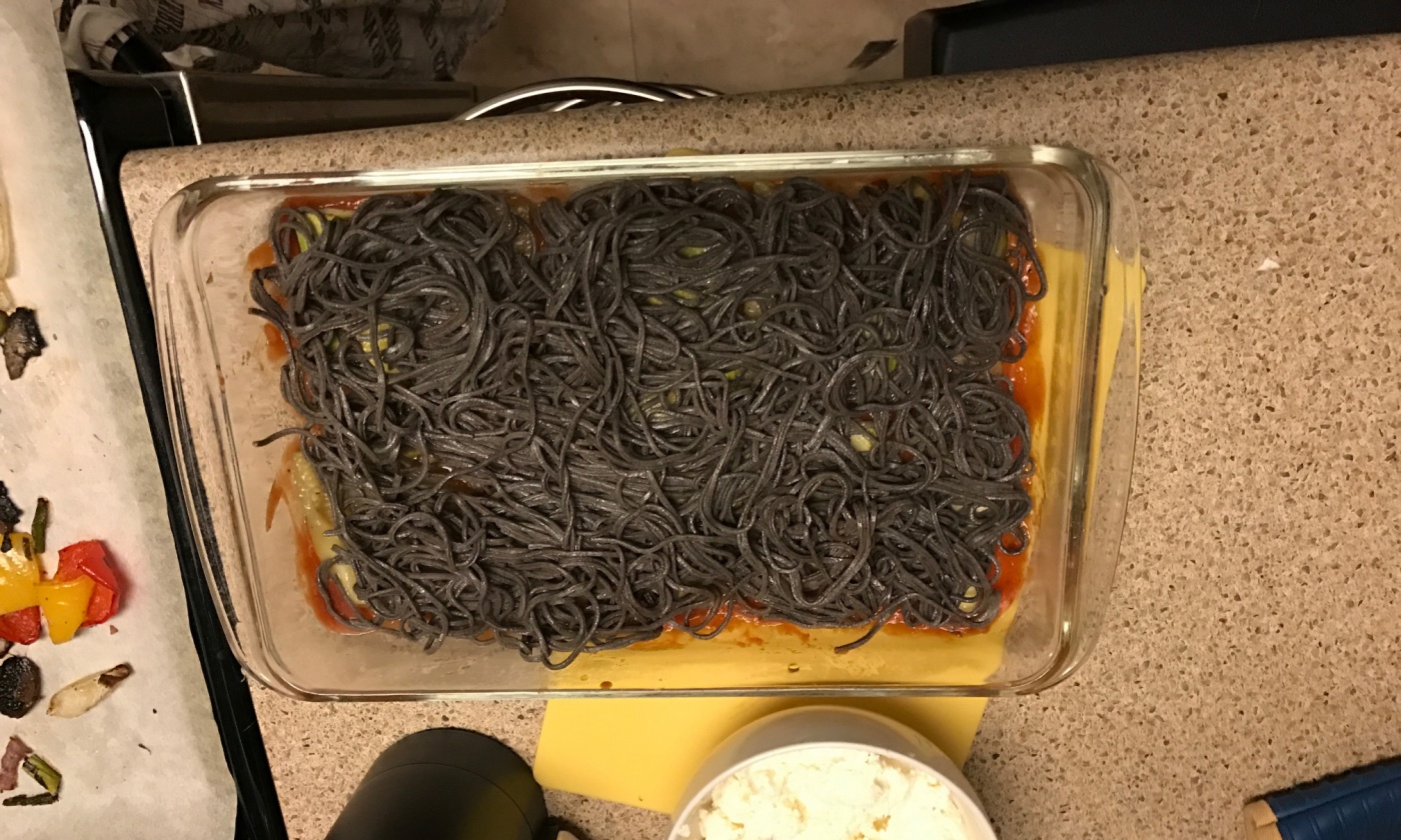 Black Bean Spaghetti 