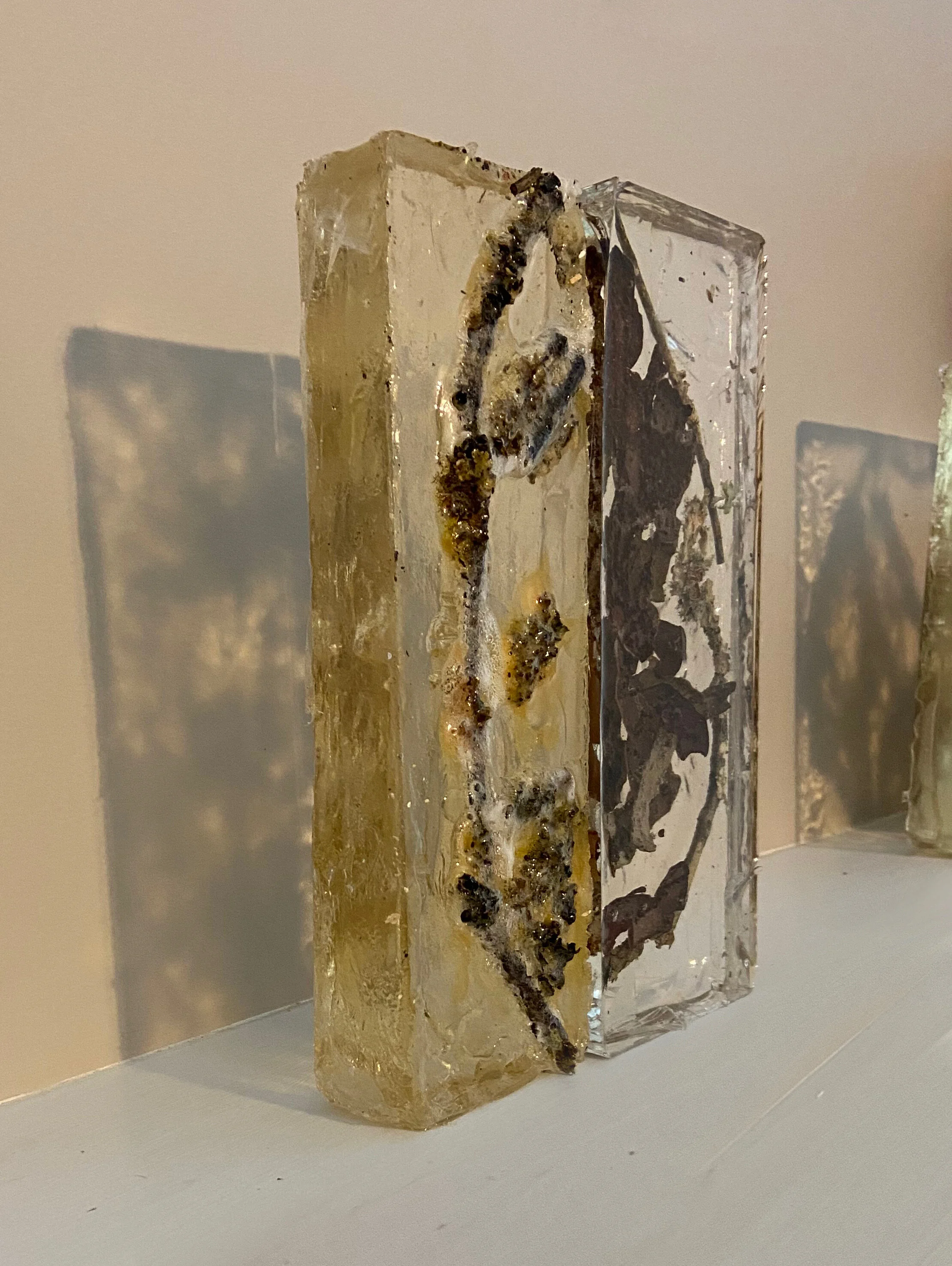 Dichotomy - side view with multiple shadows