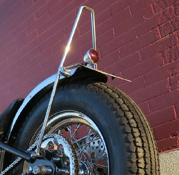 HAND BUILT SISSY BAR BY TODD APPLE