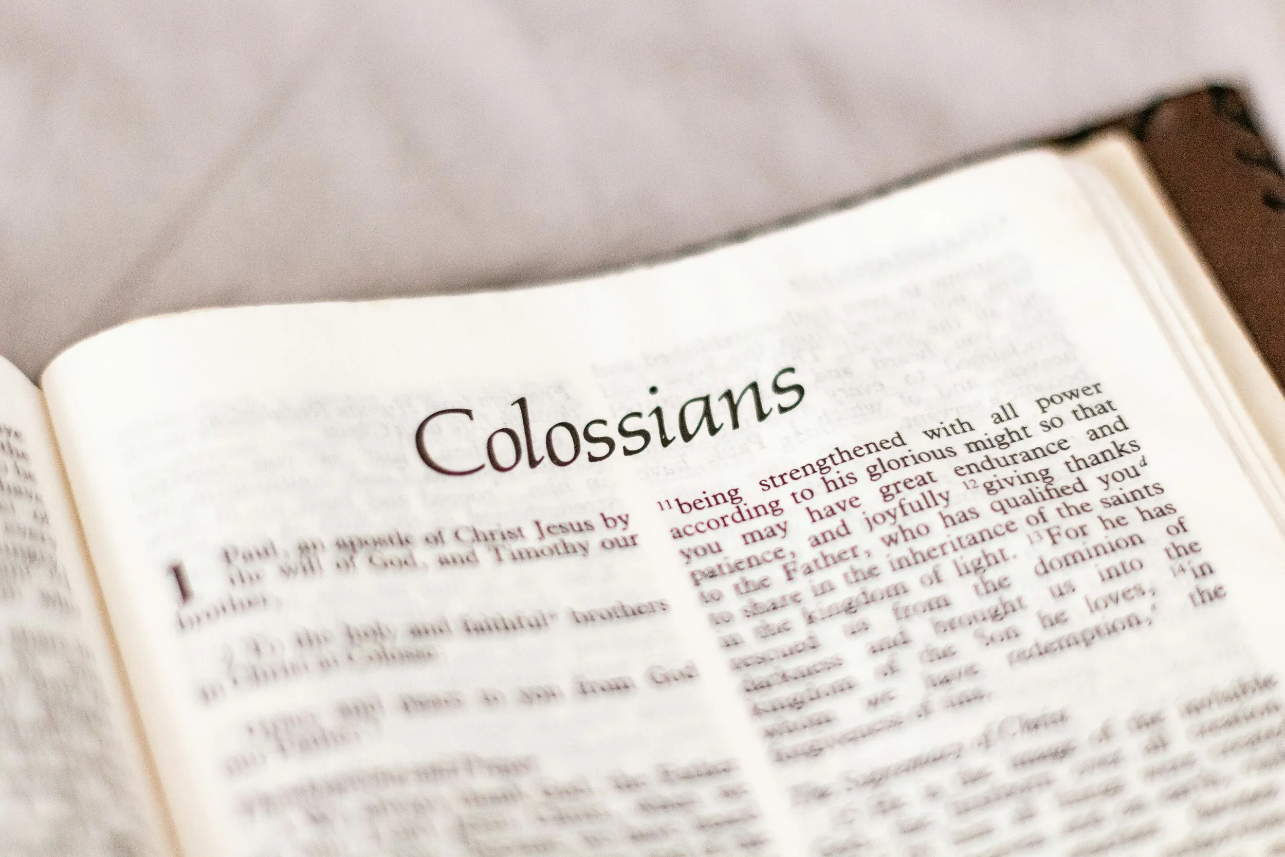 Colossians: ...by grace alone