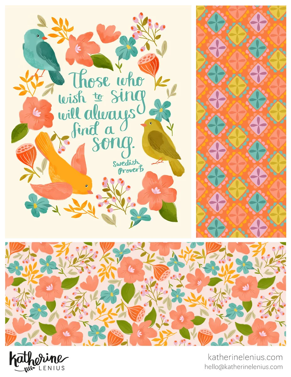 Bird Song by Katherine Lenius