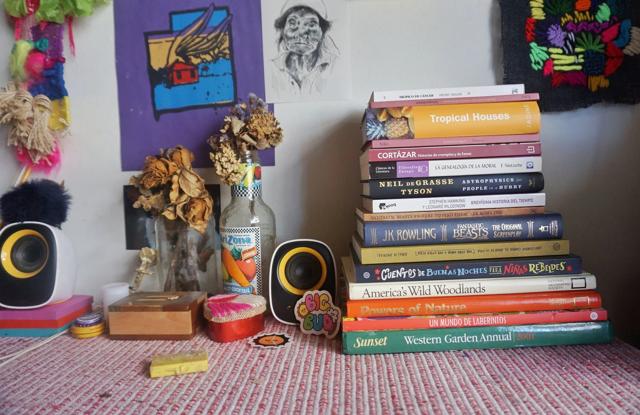 cuarto de sharon también.