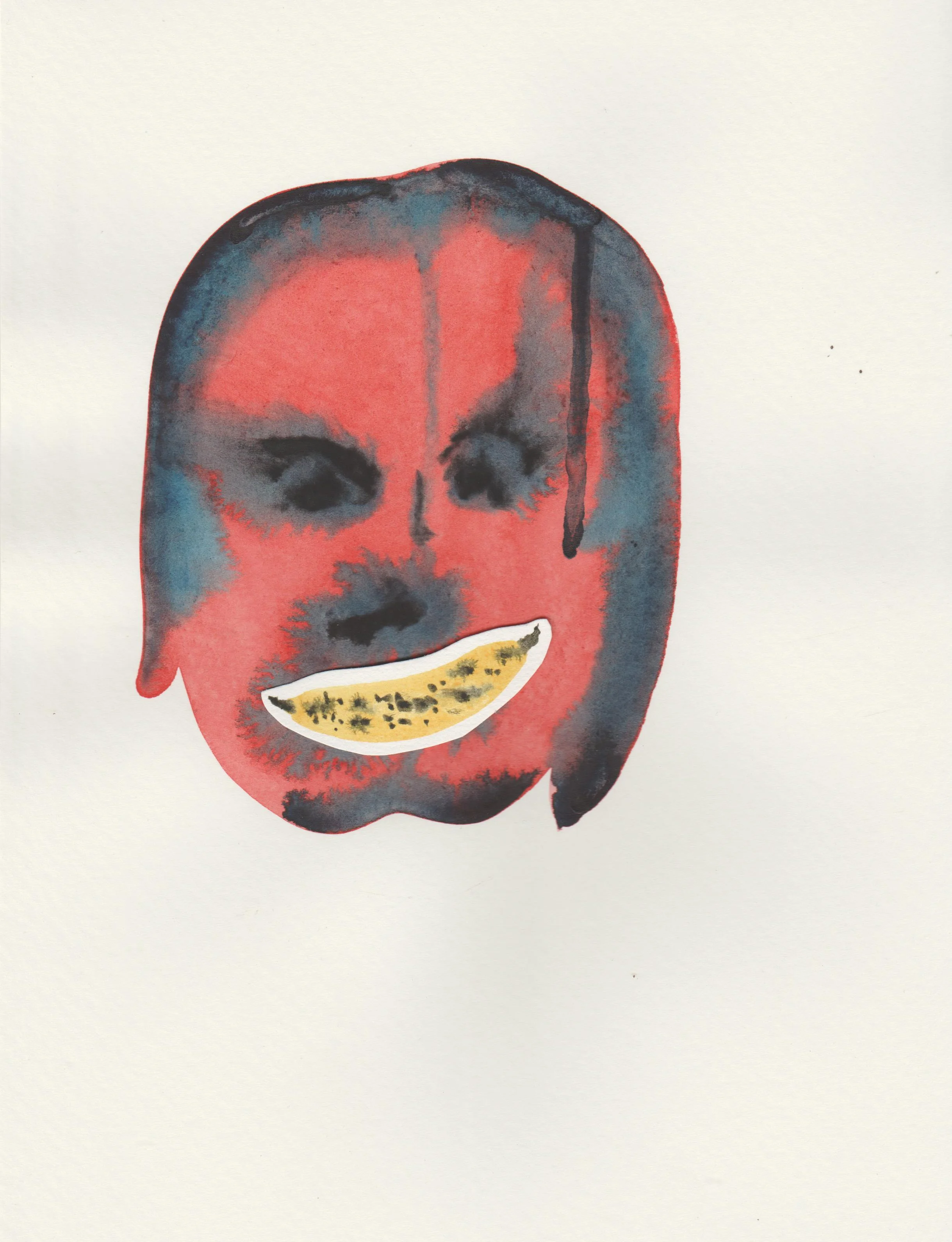 sin título, acuarela y tinta china sobre papel, 297 x 420 mm, 2018 | disponible en boutique kiosko sjo