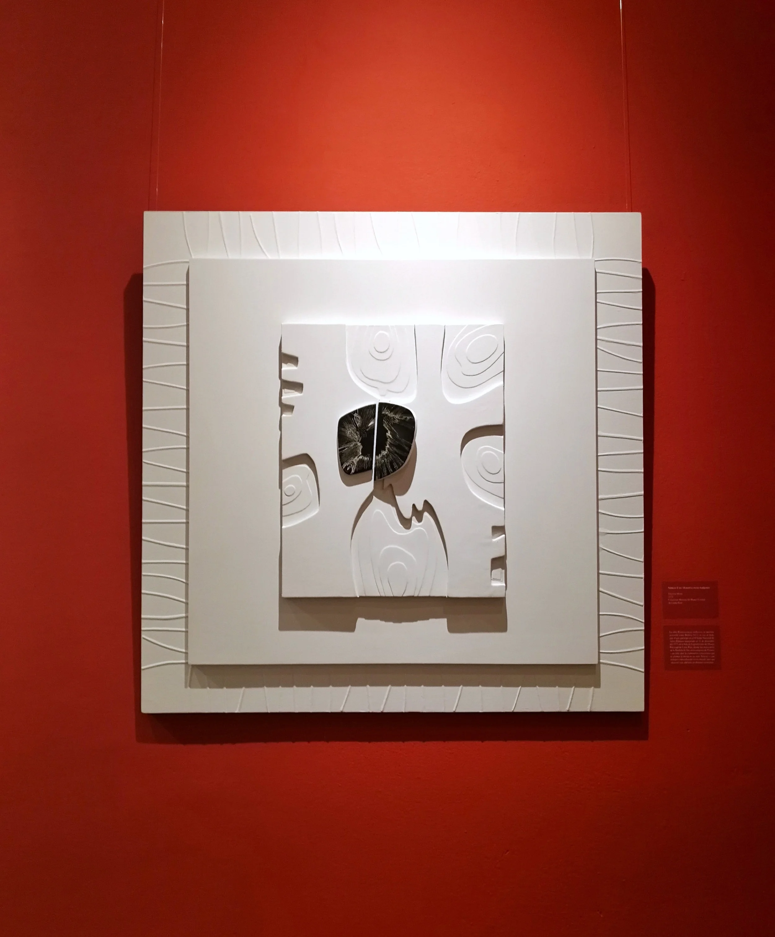 obra de lola fernández, imagen tomada durante la exposición de lola fernández en el MAC, 2018