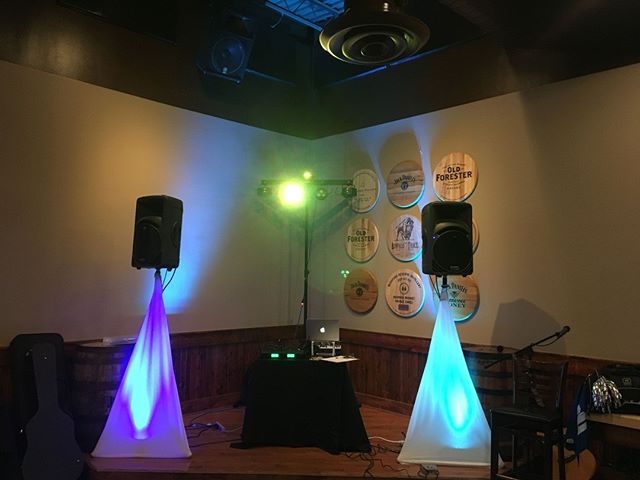 Condensed set-up for a private event #mobiledj #indianapolis #dj