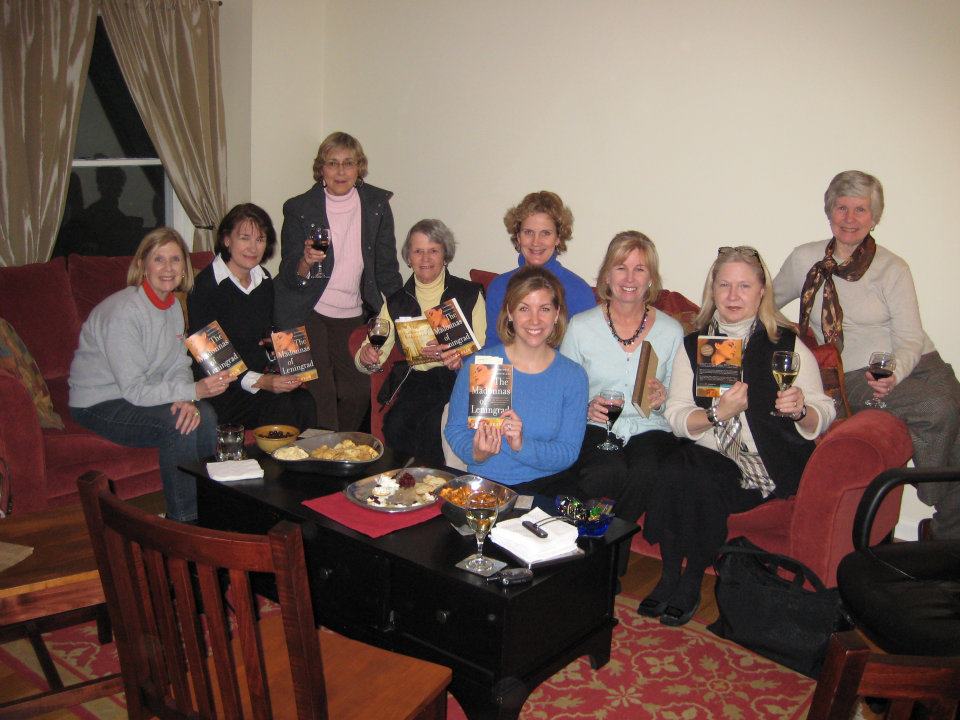 Book club reading The Madonnas of Leningrad