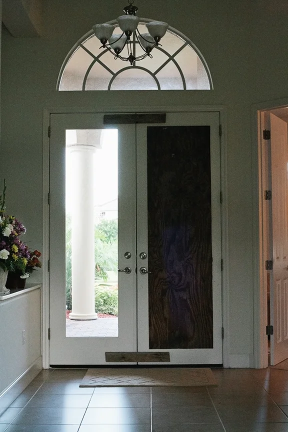 Boarded Door