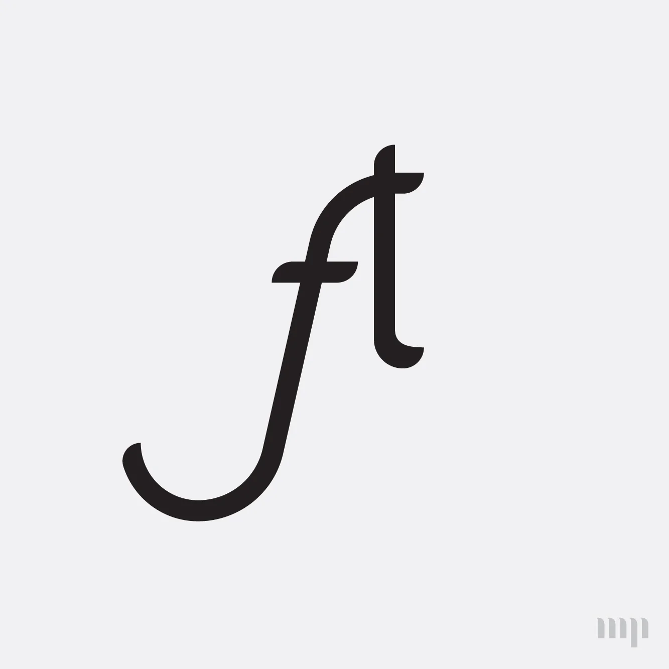 AF monogram print