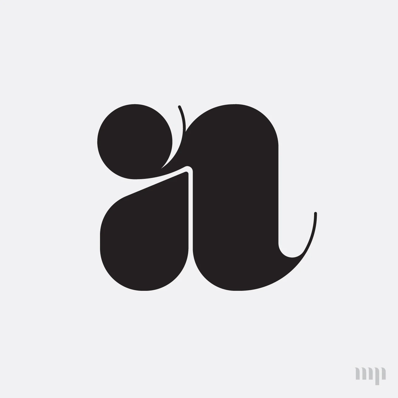 AI monogram print