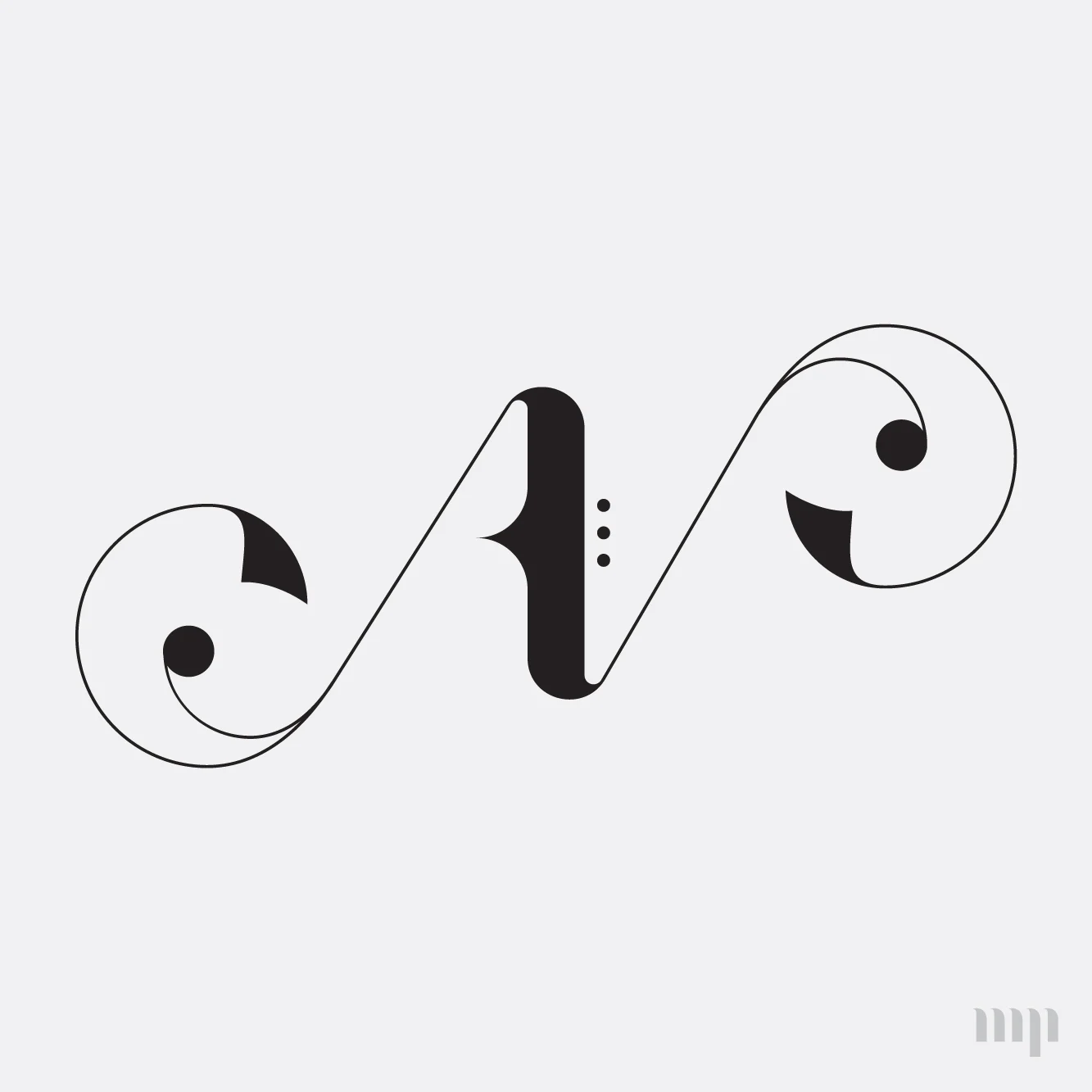 AN monogram print
