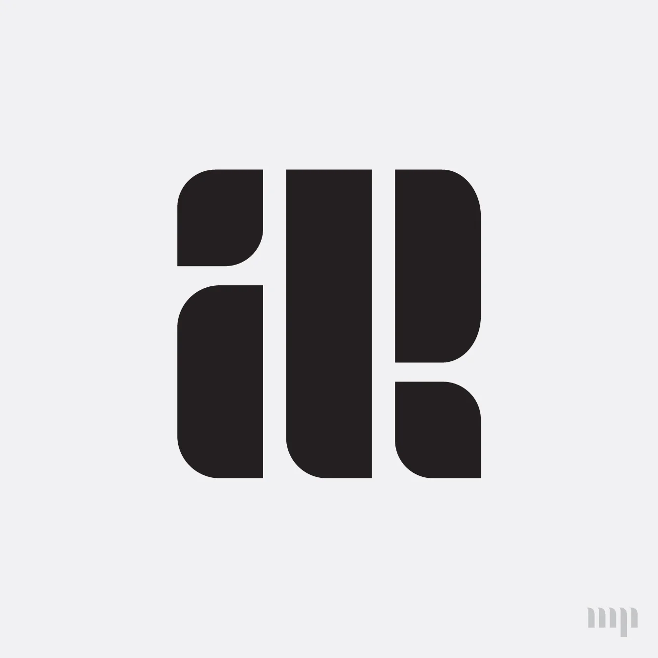 AR monogram print
