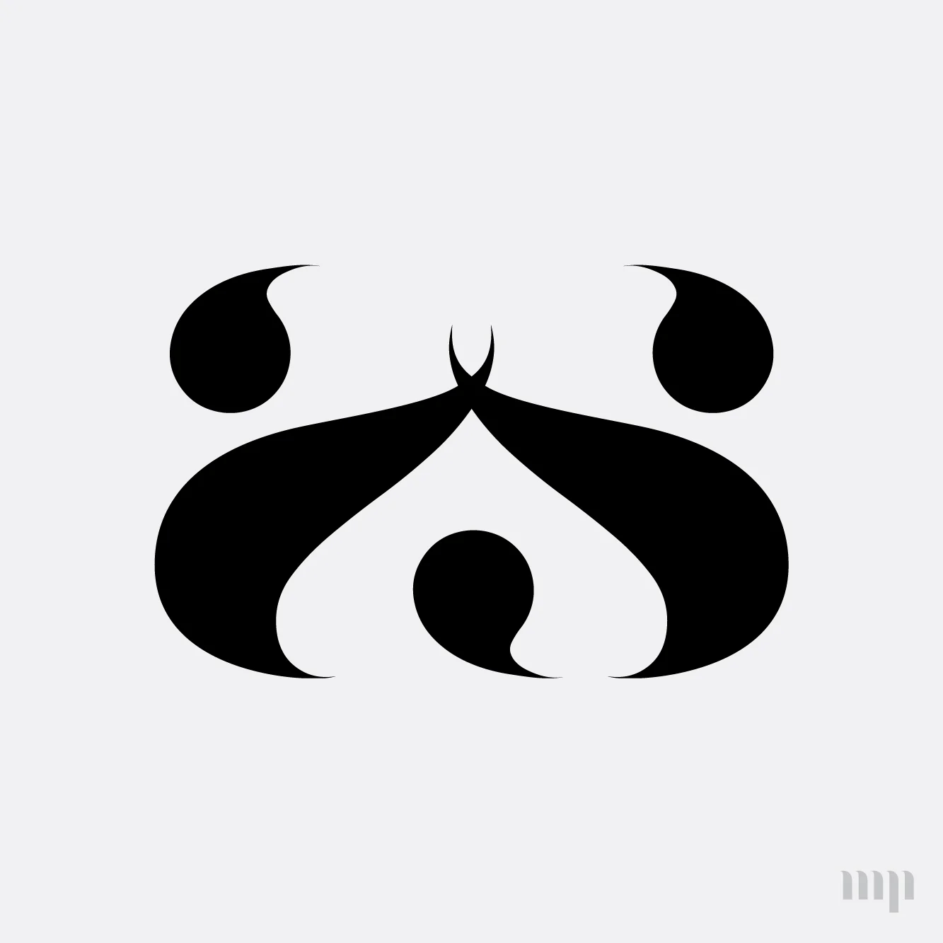 AS monogram print