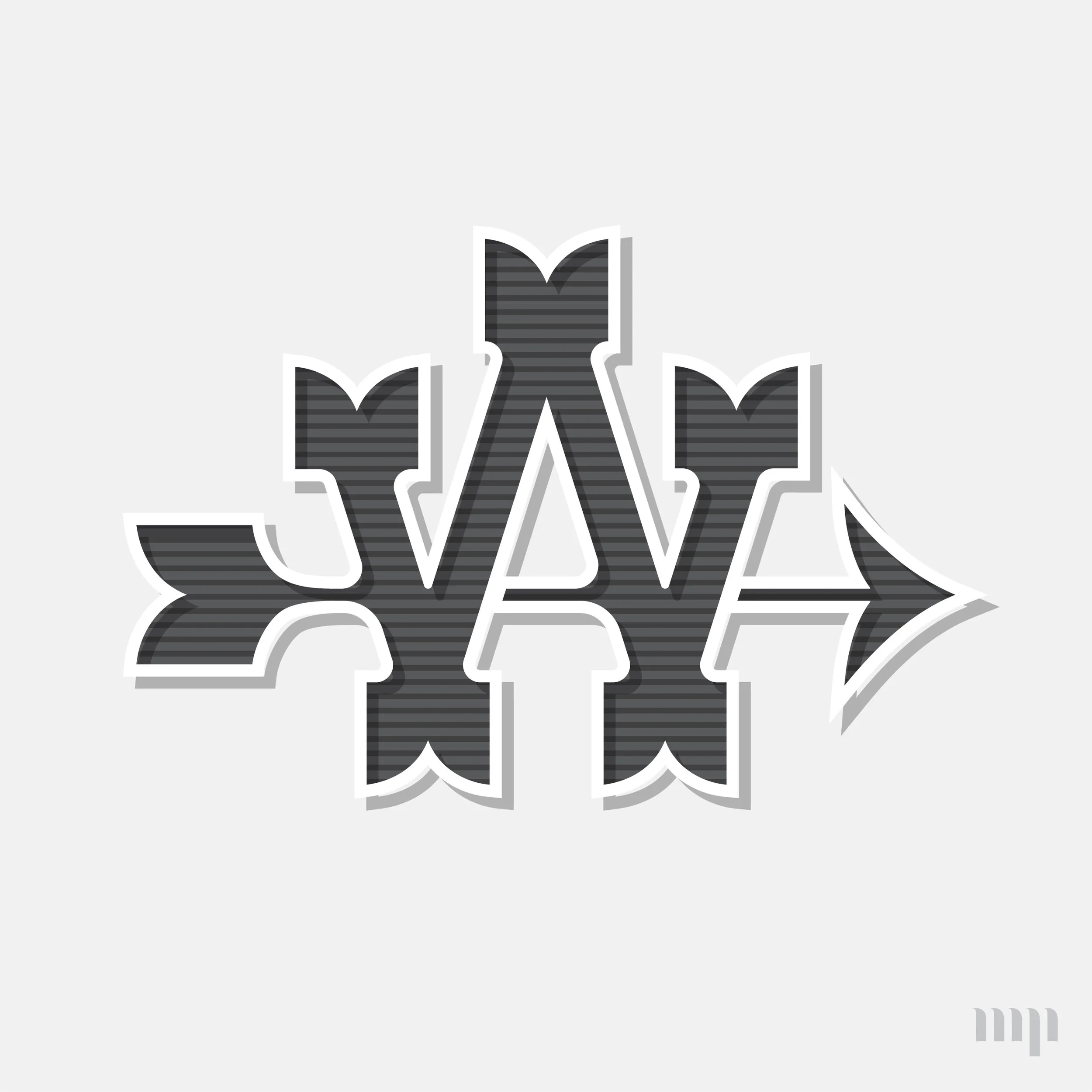 AW monogram print