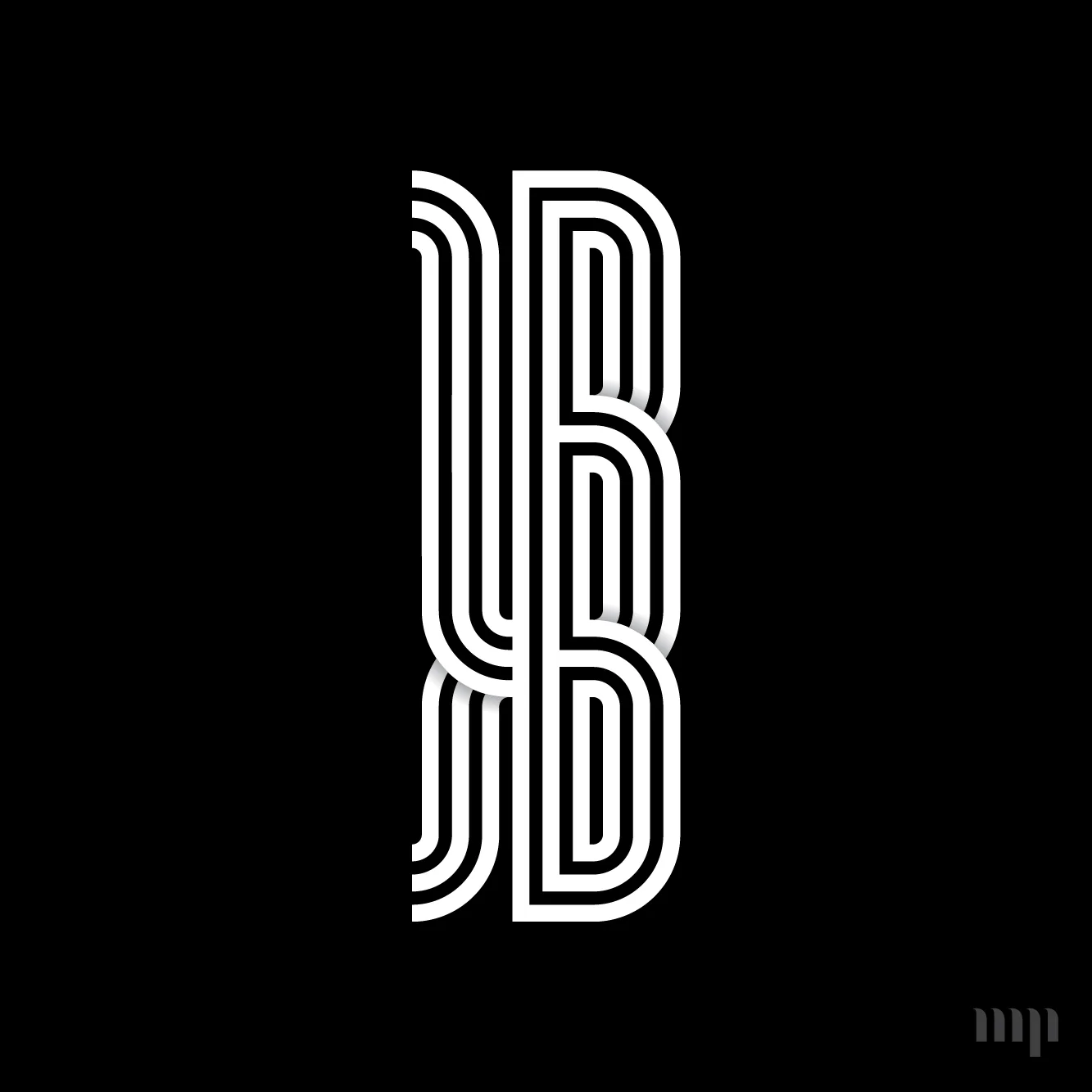 BB monogram print