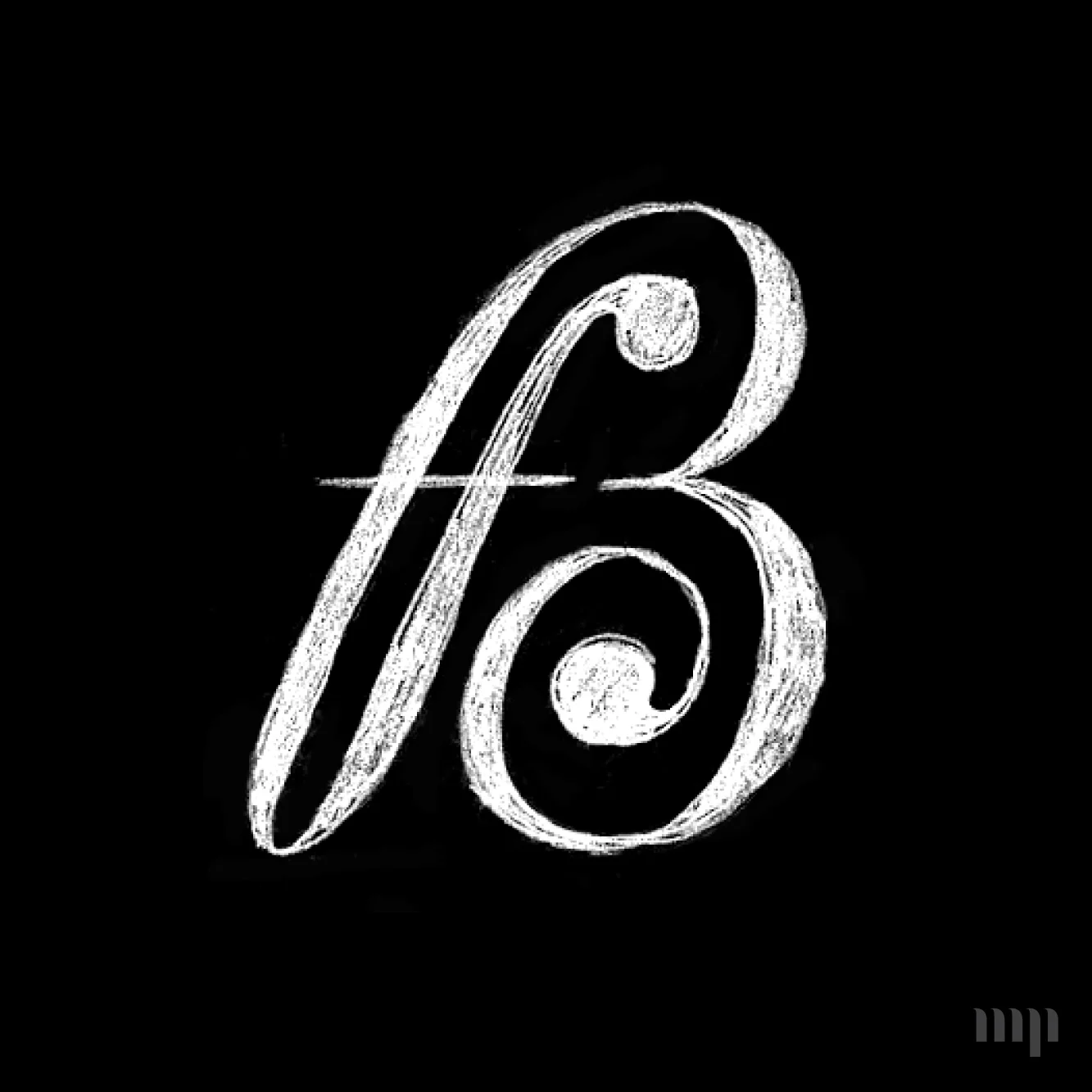 BF monogram print