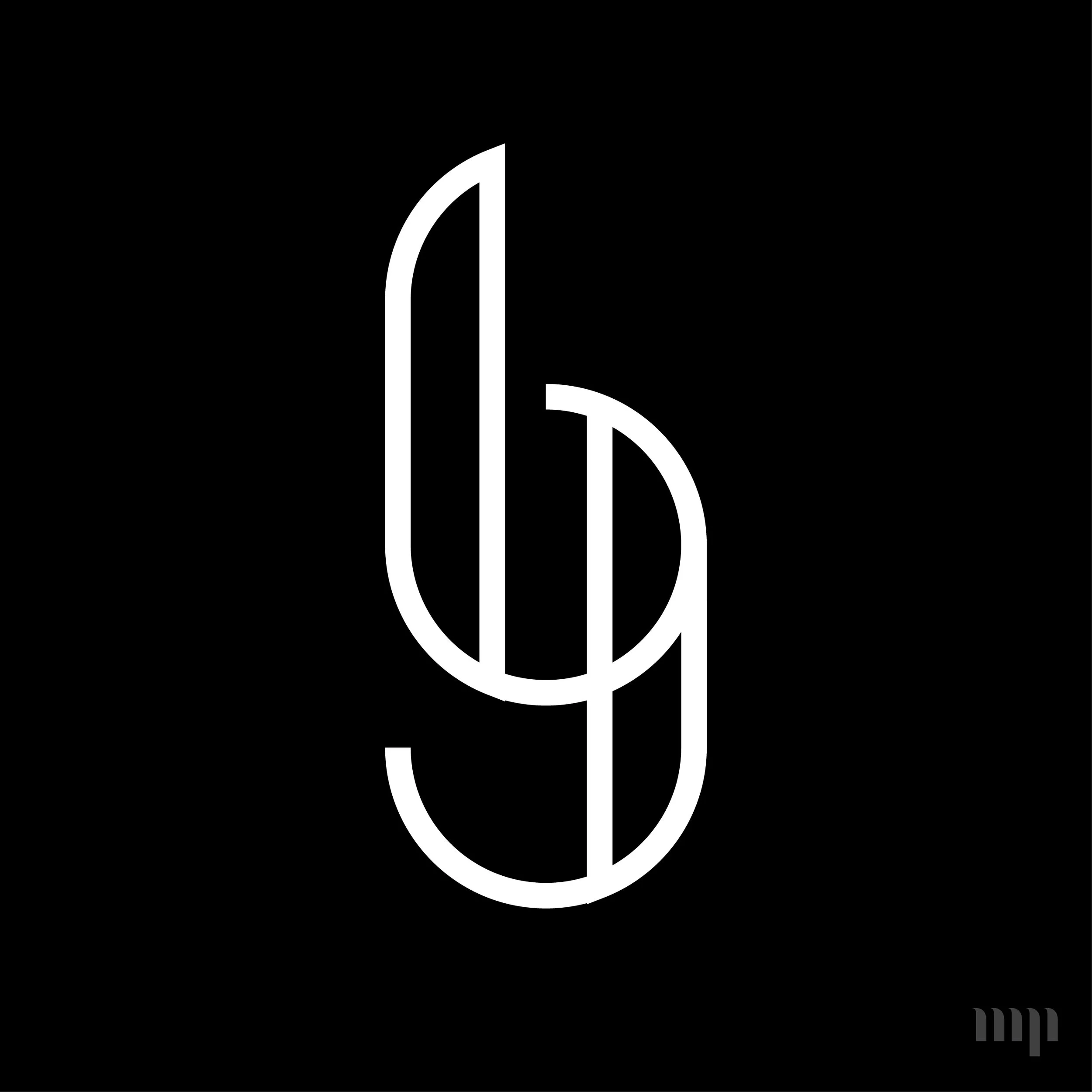 BG monogram print