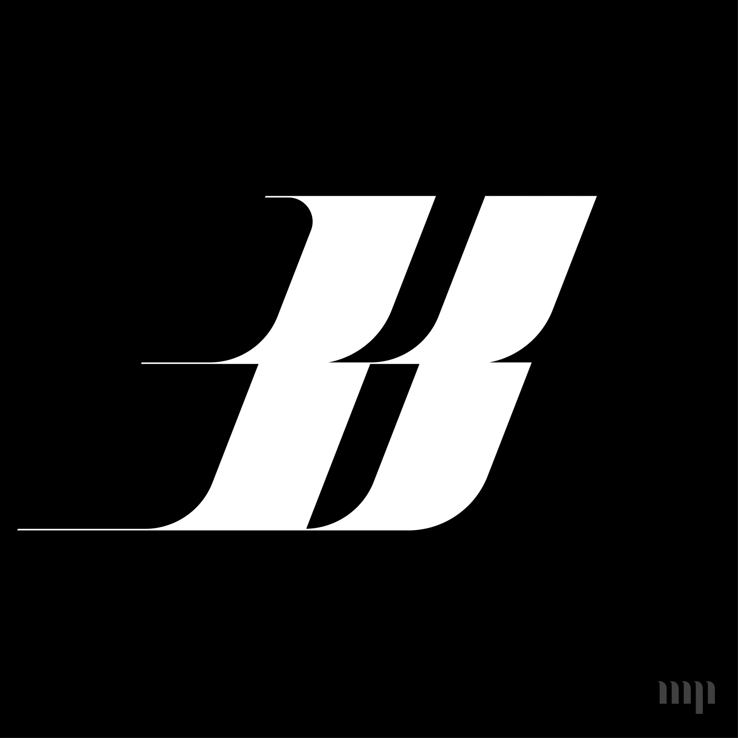 BH monogram print
