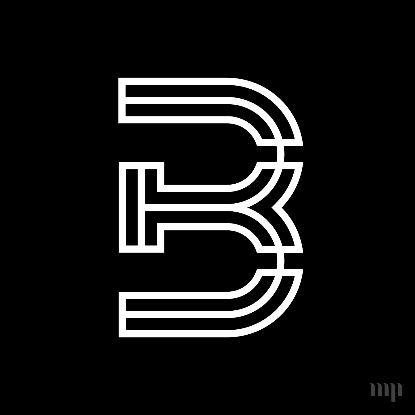 BK monogram print