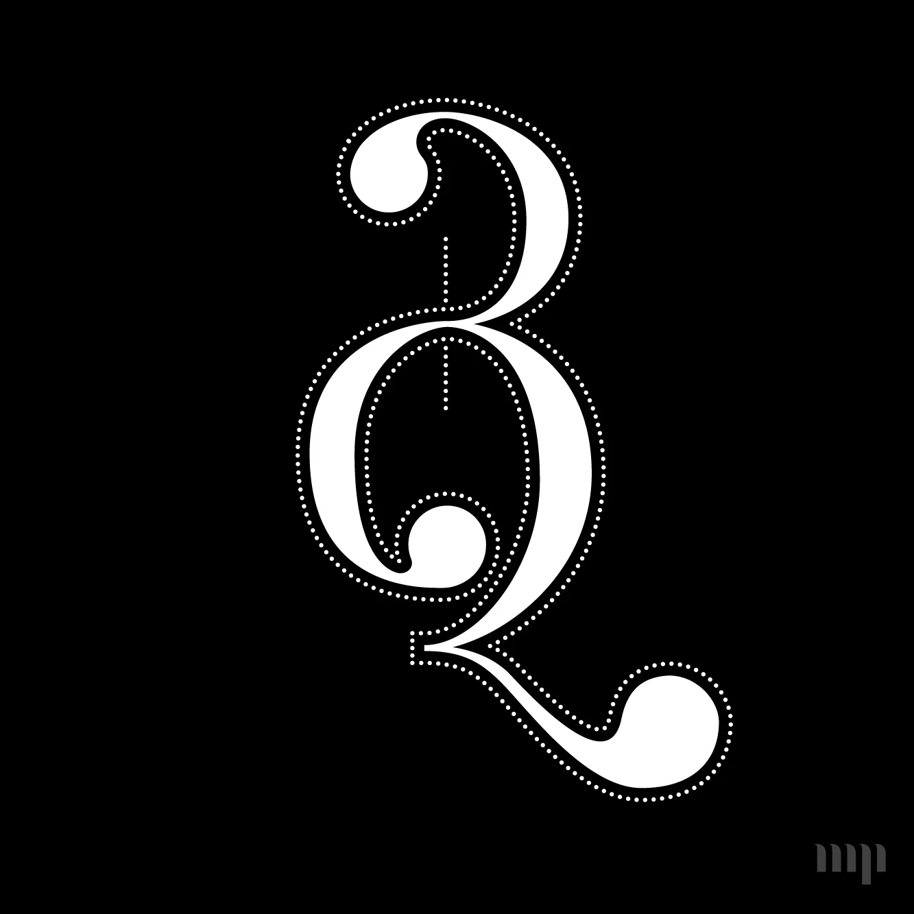 BQ monogram print