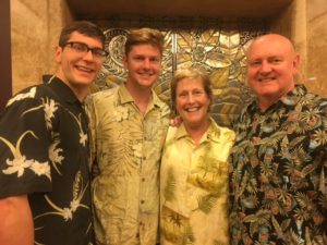 Debbie Kahler with her family. Debbie is the interviewee in our Ovarian Cancer resource. 