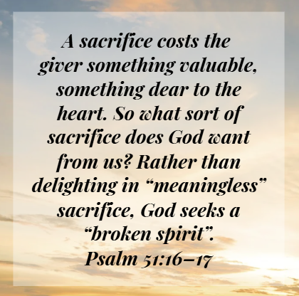 Worship is Often a Sacrifice of Praise