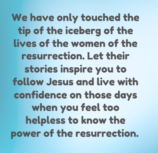 Journey to Easter with the Women of the Resurrection 