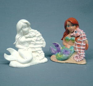 Mermaid with Seahorse $18
