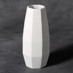 Large Faceted Vase $35