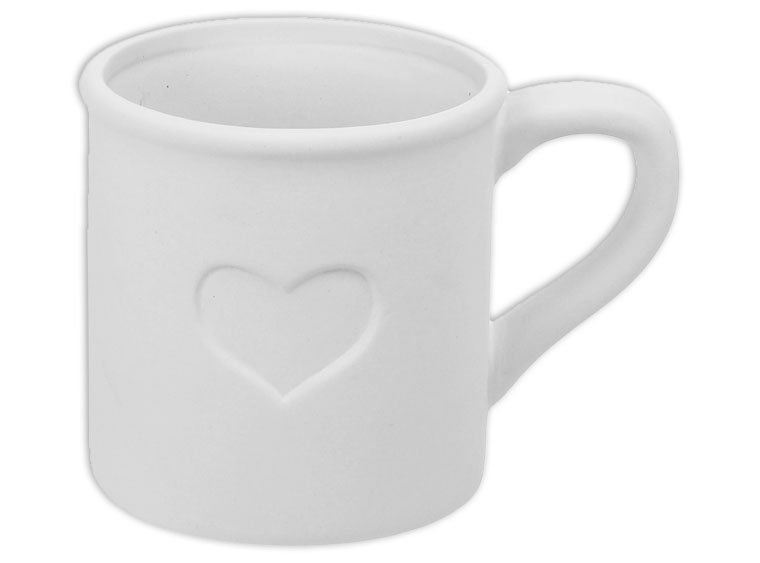 Heart Tin Mug $21