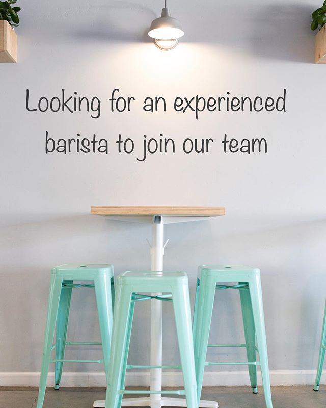 Hi friends! We&rsquo;re looking for an experienced barista to join our team. 💓 Please email us at lucyscoffeeco@yahoo.com for more info. #barista #coffee #slo #hiring #job #wehavethebestcrew #ilovelucys