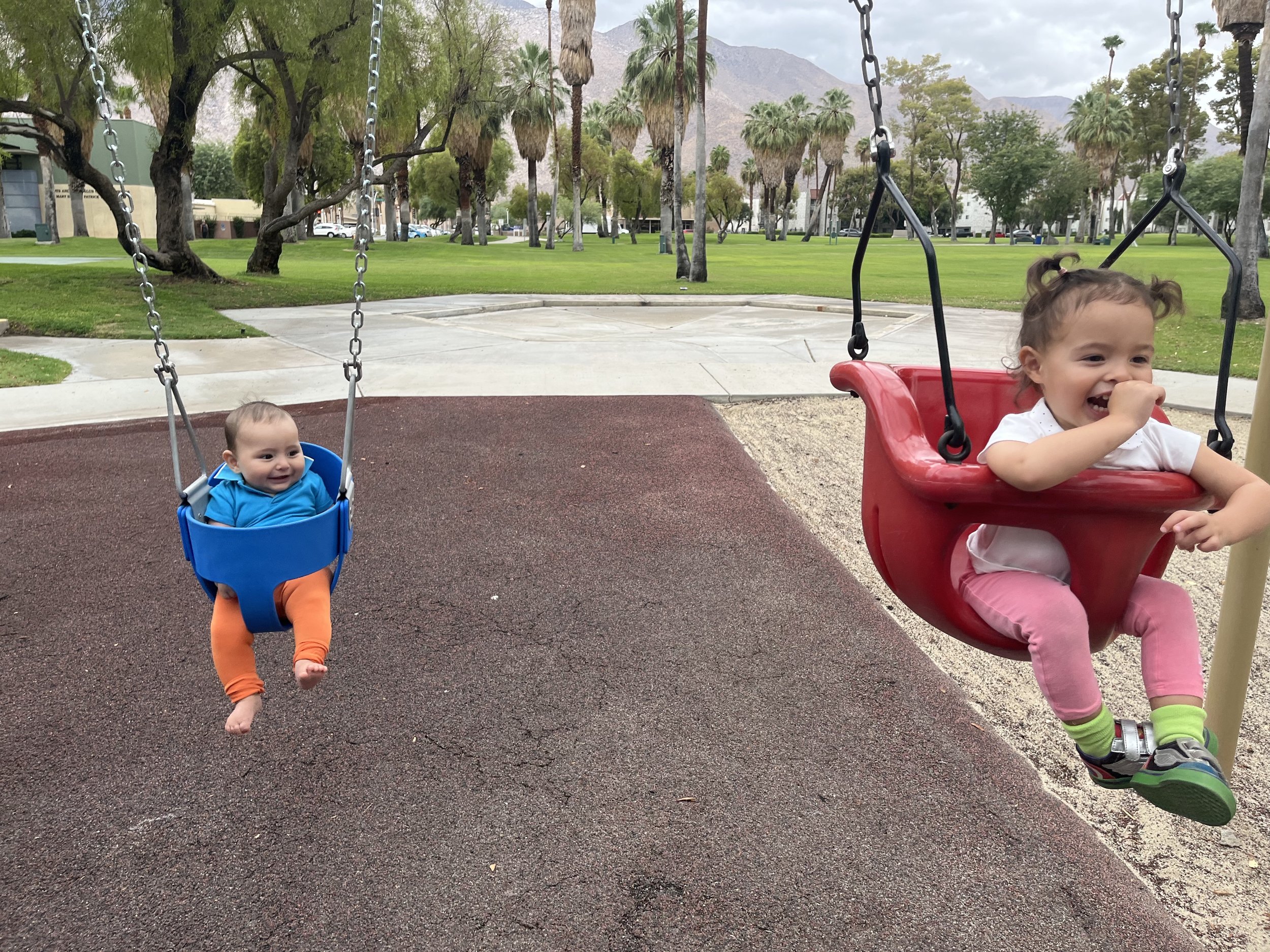 Two toddler swings at Sunrise Park!