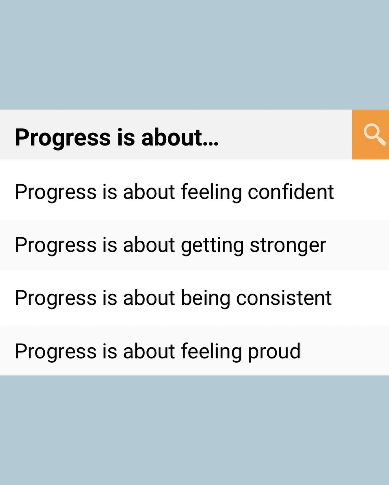 Are you obsessed with numbers?

I was in the past BUT

Progress does not always have to be defined by numbers like weight loss or calories eaten. 

Progress can involve more experience/feelings like strength, consistency, and improved moods! 
Whether