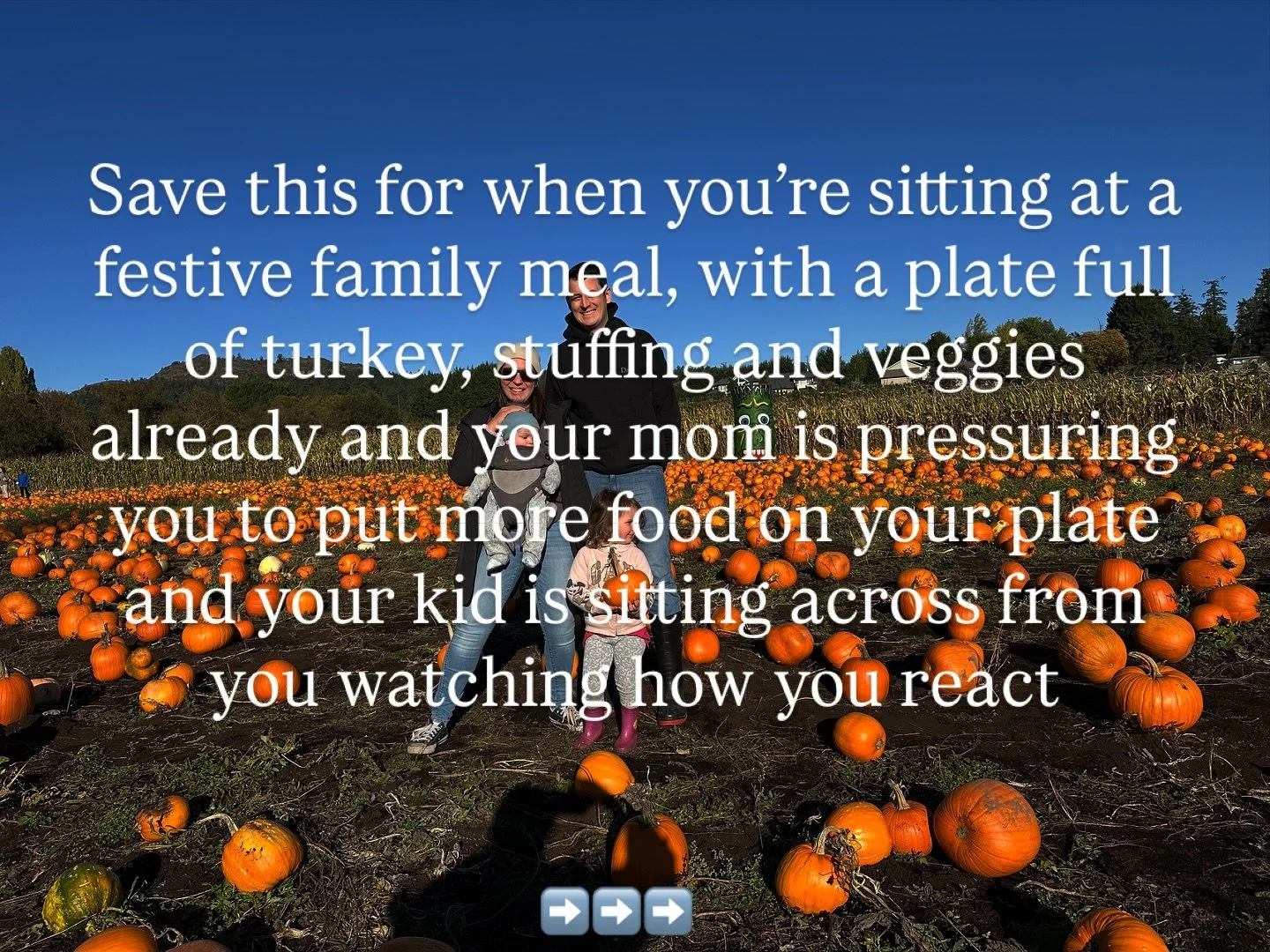 You&rsquo;ve got plenty of options to go with:

Choose your own adventure style ideas but always take a deep breath first:

- ignore, change the subject, move on 
- give thanks and share that you can get more if you&rsquo;re still hungry
- give thank