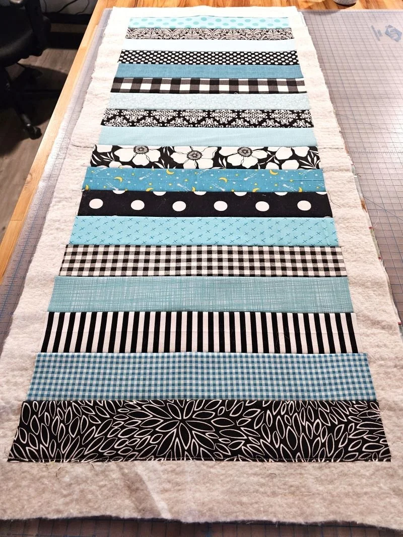 Quilt-As-You-Go Table Runner — Crafty Staci