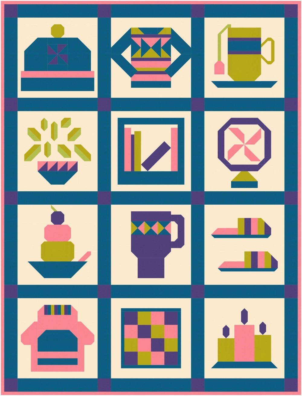 Happy at Home Block of the Month Kickoff — Crafty Staci