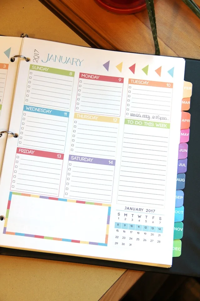 Printable 2017 Planner — Crafty Staci