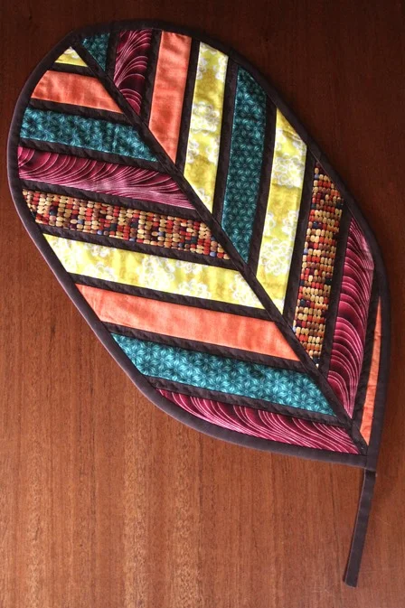 Autumn Leaf Quilted Table Runner — Crafty Staci