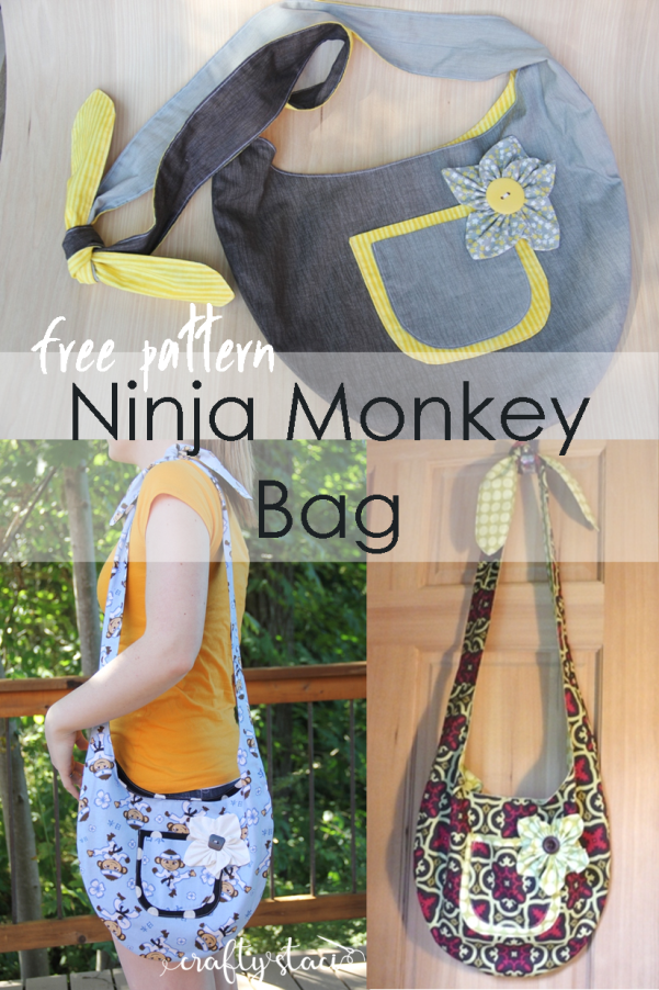 Ninja Monkey Bag — Crafty Staci