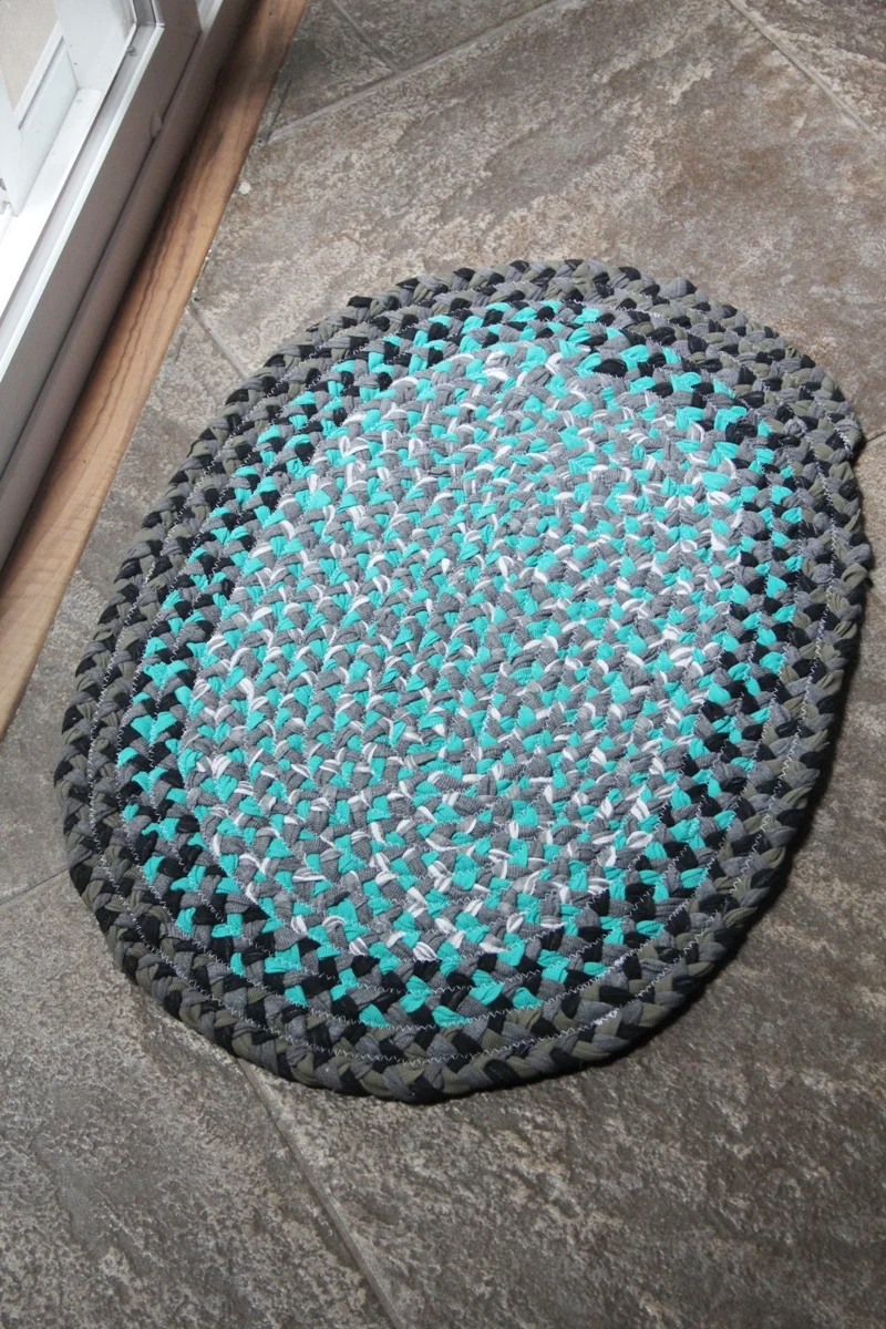 Braided T Shirt Rug Crafty Staci