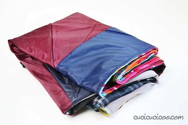 Waterproof Picnic Blanket from Upcycled Umbrellas from Cucicucicoo