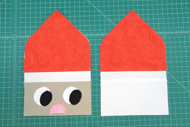 Santa front and back