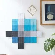 Modern Mountain Quilted Wall Hanging from Staci Wendland