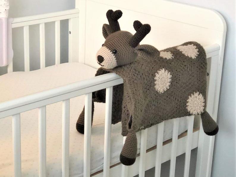 Woodland Deer Security Blanket from CraftingHappinessUK